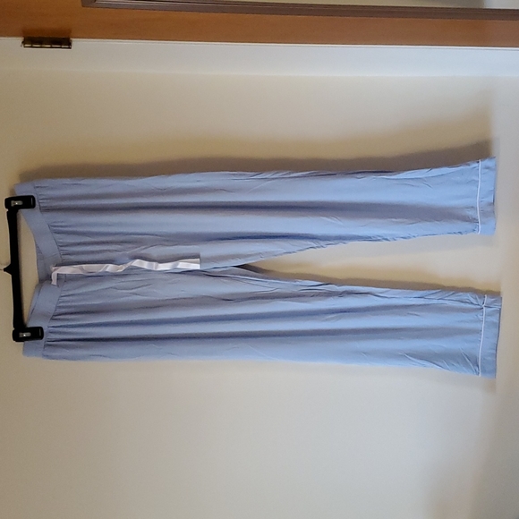 🆕️ Long Sleeved Pajama Top & Pants Lounge Light Blue NWOT - Picture 7 of 14